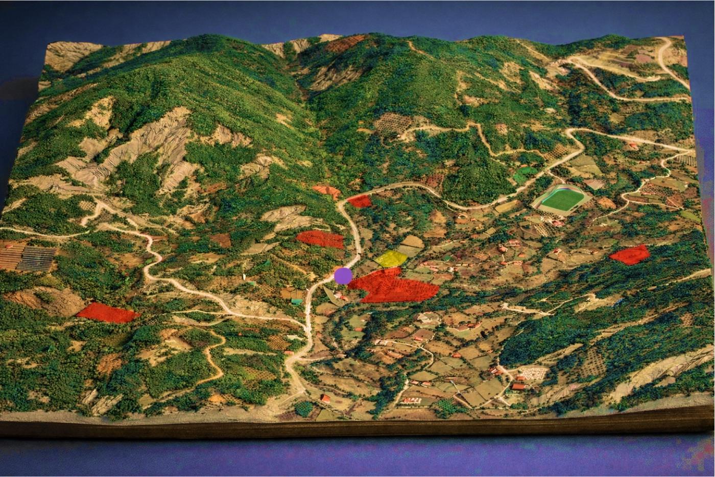 Map-like Olivestone Retreat context image from the Palaiokatouno legacy slide